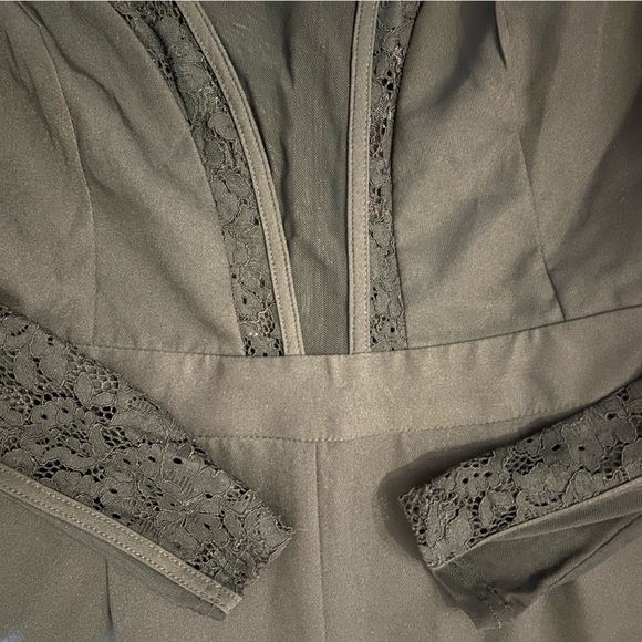 Long Sleeve Lace and Mesh Jumpsuit - Tobi - Size XS - Picture 7 of 12